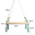 thumbnail image 5 of Hanging Shelves for Wall & Window Plant Shelf Indoor - Floating Wall Shelves with Beads Tassels Boho Wall Decor for Bedroom Bathroom Living Room, 5 of 8
