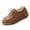 Brown_025, variant on Domuza Women's Breathable Linen Canvas Platform Shoes Lace Up Non-Slip Wedge Sole Casual Walking Shoes for Daily Outdoor Wear 6.5(EU-37) 37