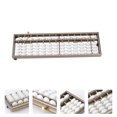 thumbnail image 2 of FRCOLOR Arithmetic Abacus Aluminum Alloy Abacus for Students Use Durable and Practical 2 Pcs Grey,10.43"X2.95"X0.59", 2 of 5
