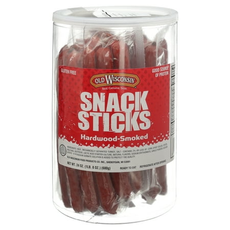 Old Wisconsin Twisted Link Beef Snack Stick 24oz Jar