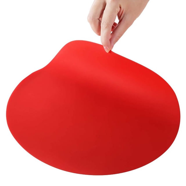 Wosthever Almohadilla aislante de silicona para microondas, resistente, antideslizante, para horno, alfombrilla redonda para hornear Herramientas y accesorios para hornear