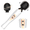 white, variant on Personal Wand Massager with 10 Modes 8 Massage Personal Body Massager Cordless Rechargeable Wand Massager