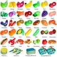 thumbnail image 2 of Juguete de comida Cutting Play Shemira, 100 unidades con 2 cestas para niños, 2 of 7