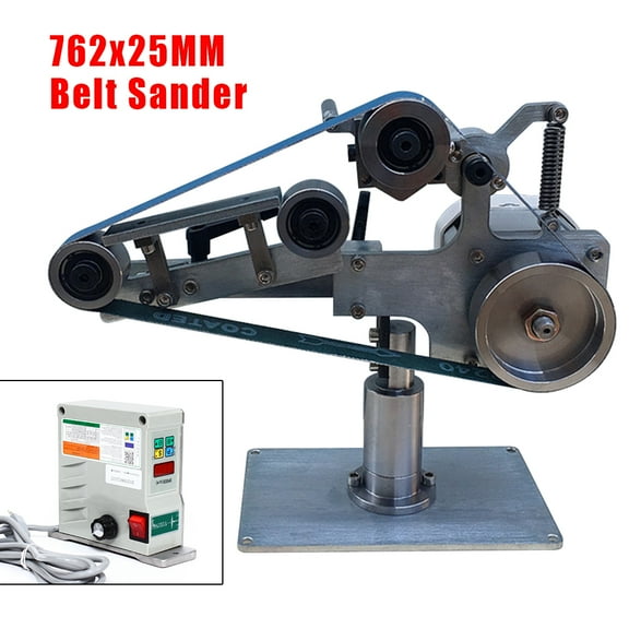 Dwellnix Compact Brushless Belt Sander Versatile Vertical and Benchtop Use for Detailed Finishing