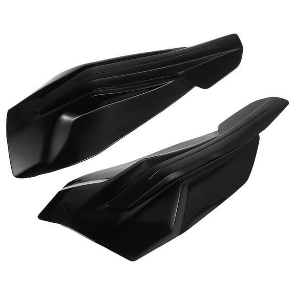 Masteelf 1 Pair Windproof Motorcycle Handguards for Dirt Bikes and Scooters Handlebar Protection for Off-Road Riding Universal Hand Guards Black