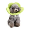 thumbnail image 1 of Liquidation! Fleur pour Animal de Compagnie Élisabéthaine Protectrice pour Chien Léché Attrapé Éponge Douce Ajustable Trousse Postopératoire pour Petit et Moyen Chien Vert G, 1 of 11