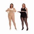 thumbnail image 1 of Chenchen 2 Pairs Plus Size Sheer Tights for Women - 20D Women's Control Top Pantyhose Reinforced Toe, 1 of 1