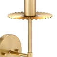 thumbnail image 5 of Fleur 6 in. 1-Light Brushed Gold Modern Wall Sconce, 5 of 9