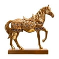thumbnail image 1 of Escultura de caballo, figuras de resina, adornos de caballo, figura de caballo, decoración para TV estilo c, 1 of 9