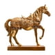 thumbnail image 1 of Figuras de resina de estilo europeo, escultura de caballo grabada para dormitorio y TV. estilo c, 1 of 9