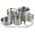 thumbnail image 1 of Portable Outdoor Stainless Steel Firewood Stove & Cooking Set for Camping, 1 of 12