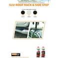 thumbnail image 5 of Samurai 2-Part Polyurethane Spray Paint for Car Roof Rack - 11.3 Ounce UV Resistant and Rust Resistant Polyurethane Spray (FLAT BLACK, Pack of 1 Can), 5 of 5