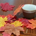 thumbnail image 5 of 500/1000 Pieces of Artificial Autumn Maple Leaf Maple Leaf Autumn Leaf Mat Mural House Number Party Wedding Halloween Christmas Decorations, 5 of 9