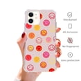 thumbnail image 2 of Smiling Faces Case Compatible with iPhone 12,Aesthetic Art Design TPU Bumper Cover Case, 2 of 6