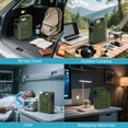 thumbnail image 5 of Portable Power Station 500Wh (500W Rated/1000W Peak)，Modified Sine Wave 110V AC Outlet, PD60W Type-C/USB Ports, LiFePO4 Battery Backup for Camping Home Emergency RV Outdoor Travel, 5 of 7