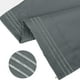 thumbnail image 4 of Funda de Almohada de Microfibra con Cierre de Cremallera, Juego de 2 Suaves Transpirables Fundas Almohadas con Bordado - Gris Oscuro, 51x91cm, 4 of 6