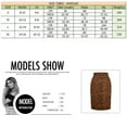 thumbnail image 3 of Women's Stretchy Slim Fit Pencil Skirt High Waist Business Skirts, 3 of 5