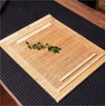 thumbnail image 4 of Bamboo Tea Table Runner & Coaster Set – Handmade Heat-Resistant Tea Mat for Tea Ceremony (Bamboo mat 15cm*30cm,Carbonized), 4 of 5