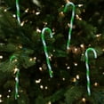 thumbnail image 3 of Northlight Twist Candy Cane Christmas Ornaments - 6" - Green and White - 12 ct, 3 of 6