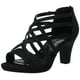 thumbnail image 1 of Sandalia Easy Street Bee Heeled para mujer, color negro con purpurina 6.5, angosta, 1 of 1