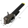 thumbnail image 2 of OULII Anti Theft Steering Wheel Lock with Foldable Design and Protective Cushion for Car Wheels Black, 2 of 8