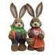 thumbnail image 1 of Figuras de Paja de Conejo de Pascua perfecl Adorno 35cm Estatuilla de conejito, 1 of 8