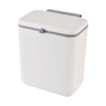thumbnail image 1 of jifeng Hanging Trash Bin with Inner Bucket Garbage Can Kitchen Waste Basket Stylish Beige, 1 of 9