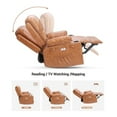 thumbnail image 2 of Electric Recliner + Rocking + Massage: #Cf8011 Pu Leather + Seat Width: 56Cm Cf8011 Electric Recliner + Rocking + Massage Seat Width: 56Cm, 2 of 9