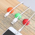 thumbnail image 3 of 6pcs Cable Holder Clip Cord Organizer Strong Self Adhesive Cable Management For Tidy Up Messy Desktop Usb Cable Cord, 3 of 4