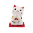 thumbnail image 1 of Décor de Bureau 1 Pce Adorable Chat de Fortune Ornement en Céramique Chat de Fortune Décor de Maison, 1 of 6