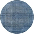 thumbnail image 1 of Ahgly Company Machine Washable Indoor Round Industrial Modern Blue Koi Blue Area Rugs, 8' Round, 1 of 7