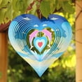 thumbnail image 3 of 3D Wind Spinner Wind Spinner Decoration Stainless Steel Decorative 3D Wind Spinner Creative European-Style Hanging Wind Spinner Garden Decor for Window Garden Balcony Backyard Tree Orname, 3 of 9