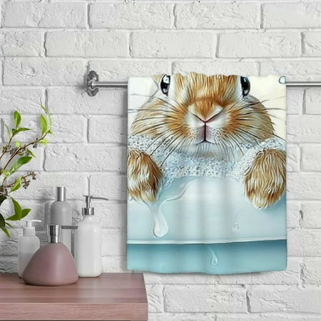 ZFLMY Bubbles Funny Kitchen Towels 100% Polyester Hand Towel for Kitchens Bathrooms Showers - 29.5x13.8 inches 29.5x13.8in