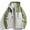Green, variant on USSUMA Men Jackets Waterproof Windbreaker Jacket Men Long Sleeve Hooded Full Zipper Pocket Coat Stylish Multicolor Loose Outerwear Running Fall Top