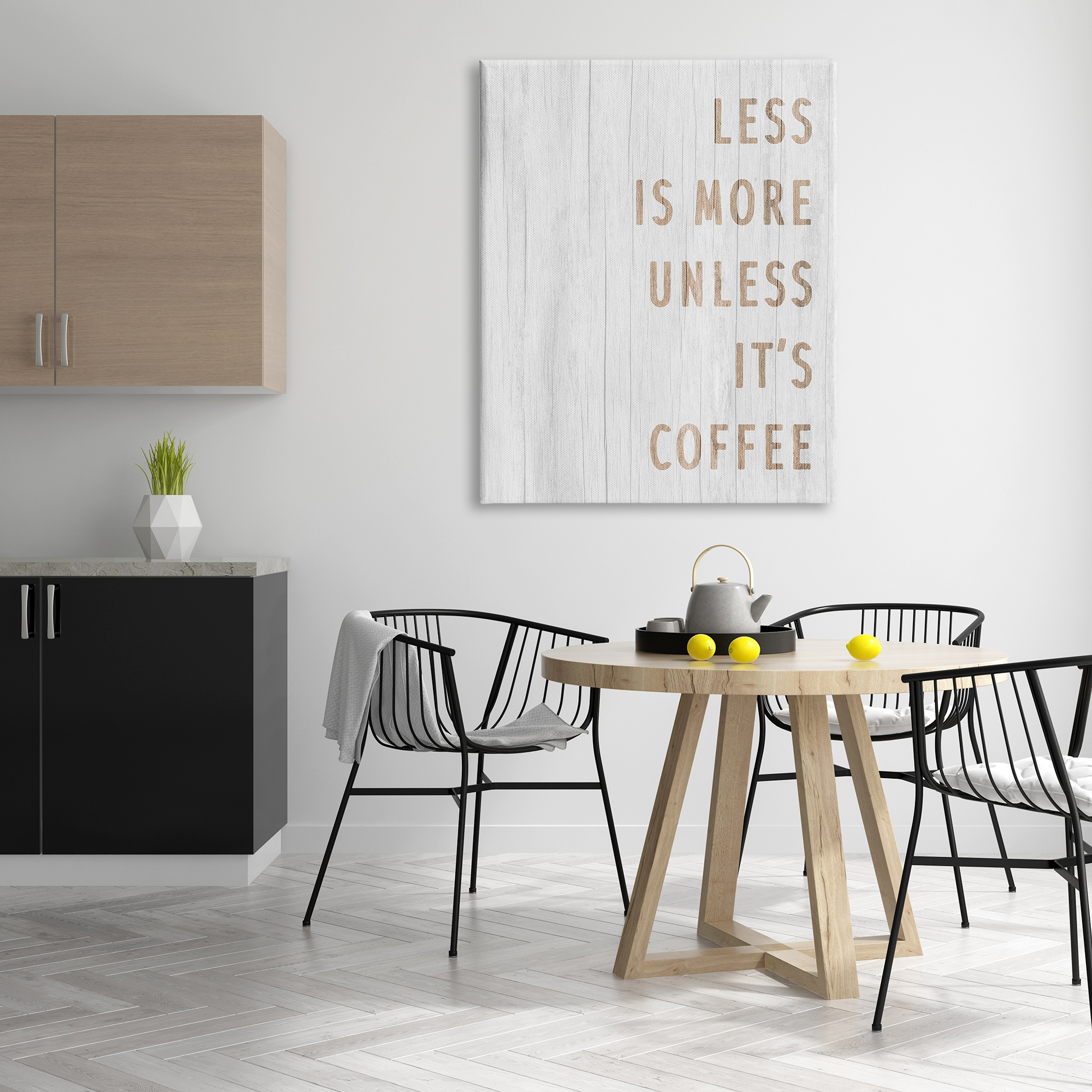 Stupell Industries More Coffee Kitchen Phrase Food & Beverage Painting Gallery Wrapped Canvas Print Wall Art, 36 x 48