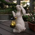 thumbnail image 1 of Estatua solar de jardín REYISO Rabbit 20x12x30 cm para exteriores, 1 of 6