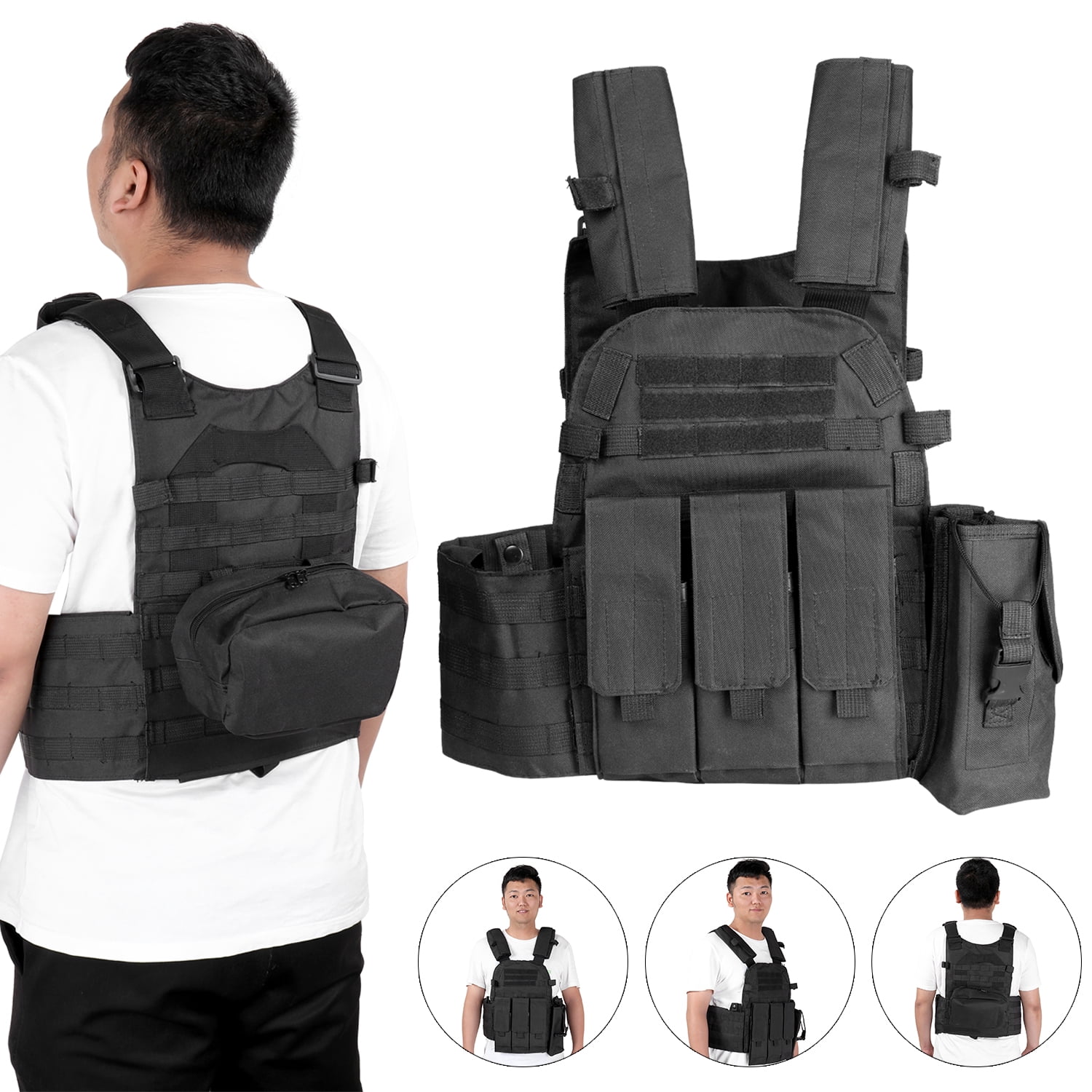 Weight Vest Running Exercise Fitness Tool Boxing Training Equipment Sports Loading Weight 22.0lb 