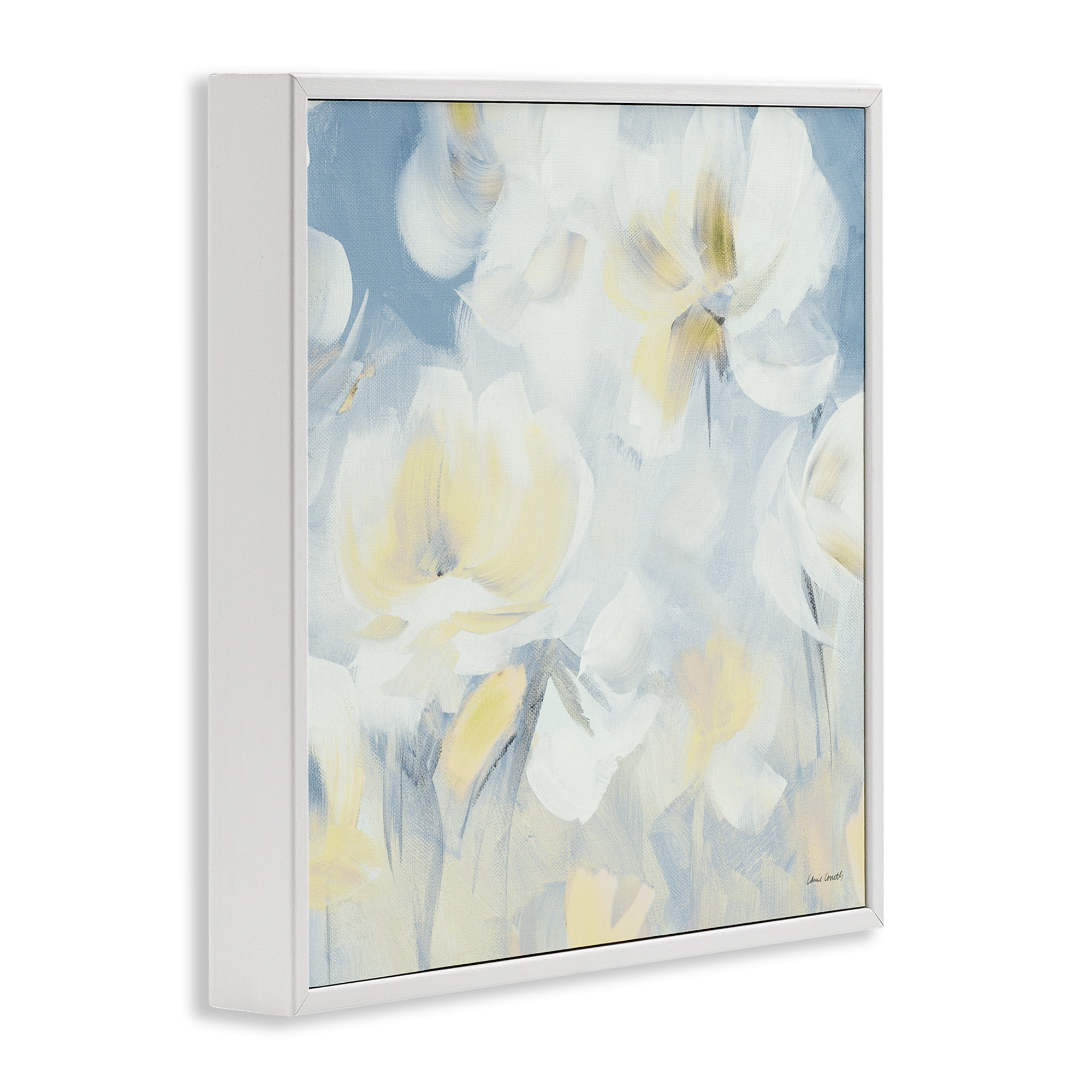 Stupell Industries Soft & Gentle Flower Field White Framed Giclee Art, design by Lanie Loreth