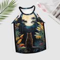 thumbnail image 2 of Cat Moon Jungle Women's Loose Round Neck Summer Sleeveless Vest, 2 of 6