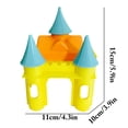 thumbnail image 4 of Hamster Castle House Plastic Small Hamster Hideout House Small Animal House, 4 of 10