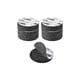 thumbnail image 1 of 3M Extra Strong Double Sided Sticker, Black Reusable Selfdhesive Tape Round 5cm Powerful Double Sided Adhesive for DIY/Photo Frame, 20 pieces, 1 of 4