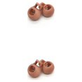 thumbnail image 2 of Guardoinrt 2pcs Cord Stoppers Lock End Toggles Elastic Buckles with Spring Locks Clasp Accessories Drawstring Luggage Button Cameo Brown 2Set, 2 of 6