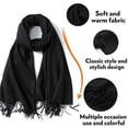 thumbnail image 2 of Colección de bufandas elegantes para mujer: chales de moda para días fríos y calidez invernal elegante, 2 of 4