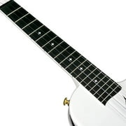 Enya Musical Tenor Ukulele 26 Inch Carbon Fiber Cutaway, White, 5.84 lb