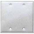 thumbnail image 1 of Morris Products 83320 Plaques Murales en Acier Inoxydable 2 Gang Blank, 1 of 2