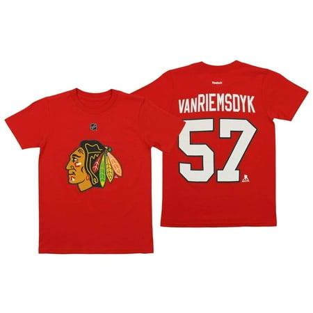 - Reebok NHL Youth Chicago Blackhawks James van Riemsdyk #57 Player Tee