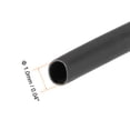 thumbnail image 3 of Heat Shrink Tubing 1mm Dia 2.7mm Flat Width 2:1 rate Shrinkable Tube Cable Sleeve 10ft - Black, 3 of 5
