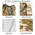 thumbnail image 4 of luoweisi Men's Beach Shorts Quick Dry Swim Trunks with Mesh Lining Map XL, 4 of 5