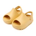 thumbnail image 1 of Pantuflas de coco para niños Boca de pez Sandalias de playa al aire libre con velcro para niños, 1 of 6