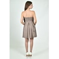 thumbnail image 3 of Vestido corto Strapless Roman Fashion /Juvenil, 14719 (Cafe) cafe G, 3 of 6